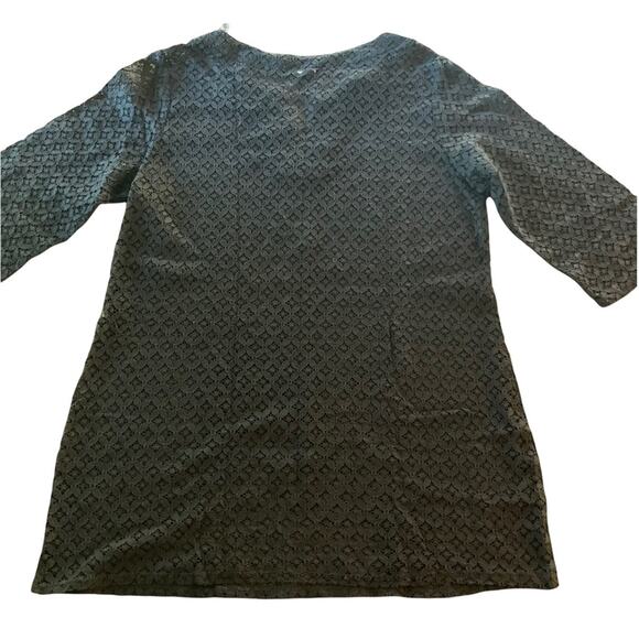 Laundry by Shelli Segal Womens black lace swim cover-up size large - Picture 3 of 4